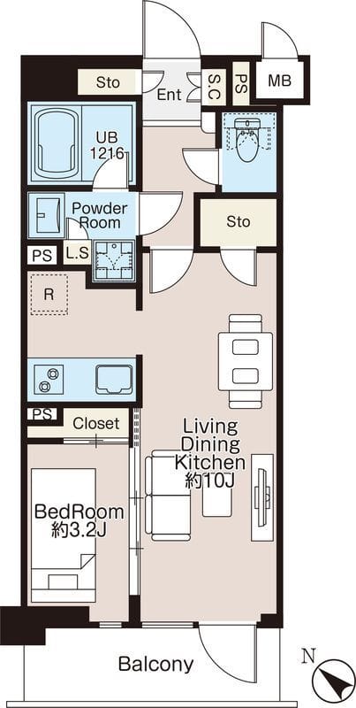 CREATIF三軒茶屋 211 間取り図