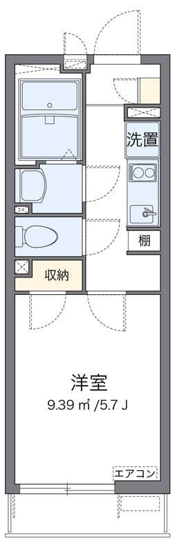 クレイノグリーンブリッジ 103 間取り図