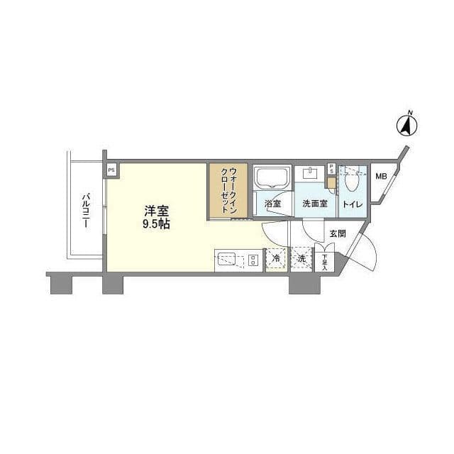 プレジリア柿の木坂 114 間取り図