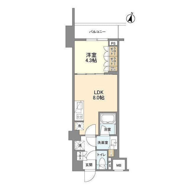 プレジリア柿の木坂 206