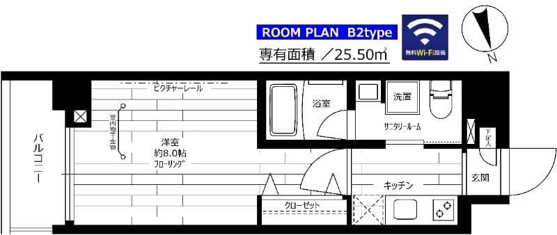 ステージグランデ上野 304 間取り図