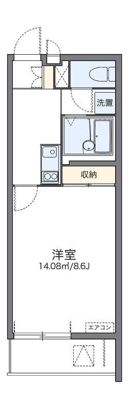 レオネクストシモンズ 104 間取り図