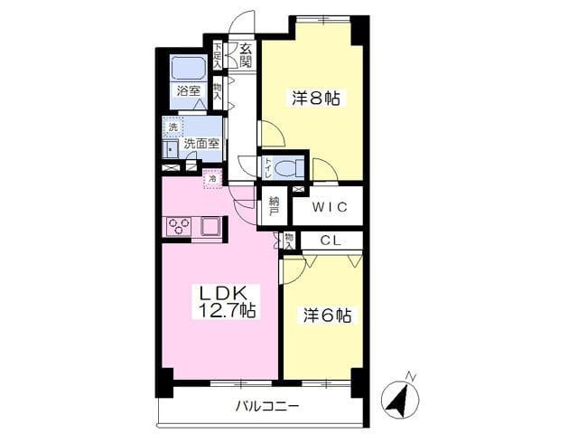 ポーラスター南大塚 202 間取り図