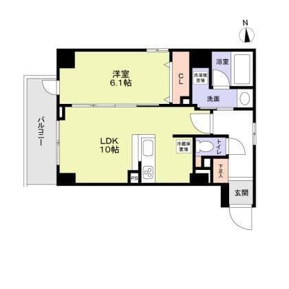 ルーセントK台東 901 間取り図