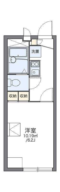 レオパレスルミエール 104 間取り図