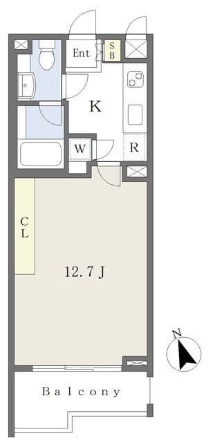 セボン久我山セデュール 305 間取り図