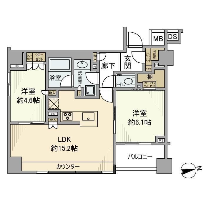 南青山マスターズハウス 501 間取り図