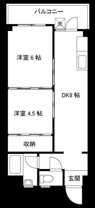 ワコーレ錦糸町マンション 402 間取り図