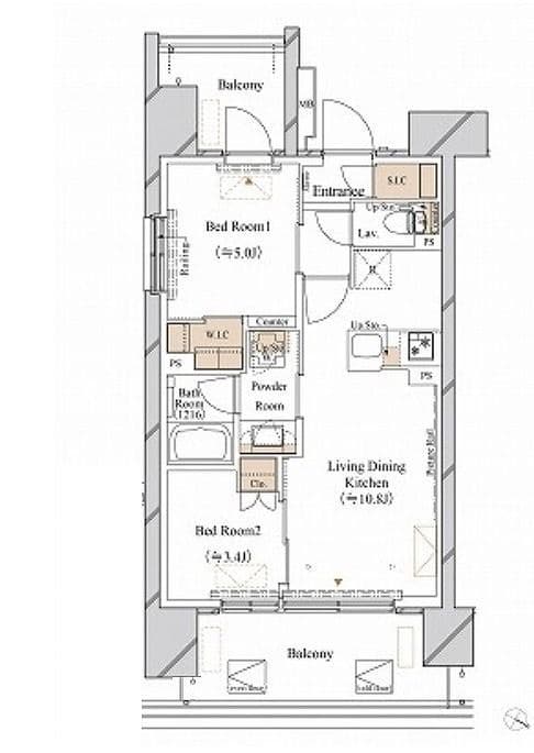ブランシエスタ新丸子リバーフロ ント 1201