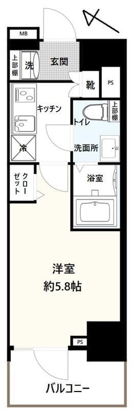 AZEST青砥Ⅱ 1006 間取り図