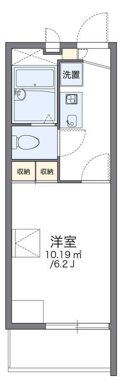 レオパレス堤方 106 間取り図