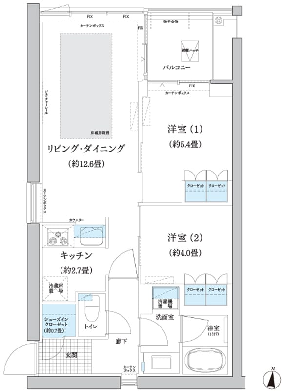 ガーデニエール砧 WEST 1013