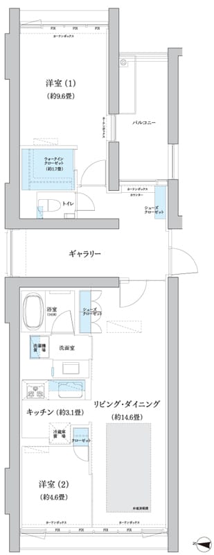 ガーデニエール砧 WEST 225