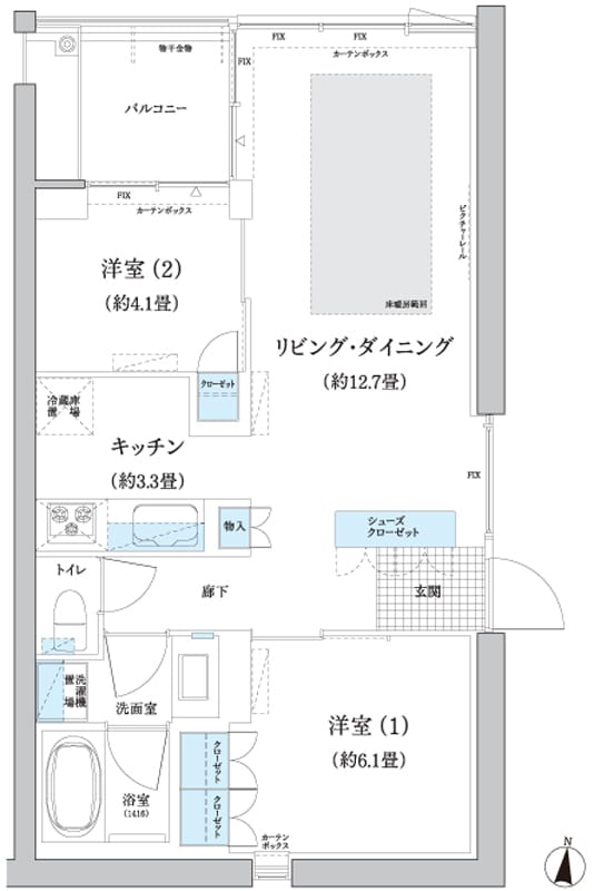 ガーデニエール砧 WEST 317