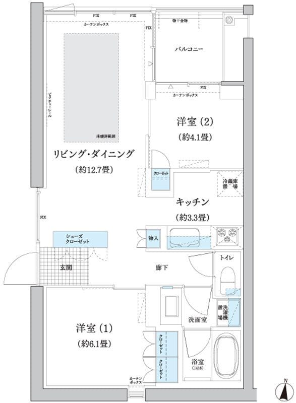 ガーデニエール砧 WEST 518