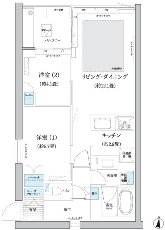 ガーデニエール砧 WEST 616