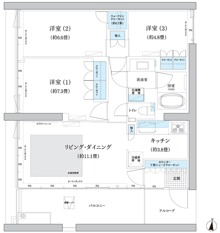 ガーデニエール砧 WEST 826