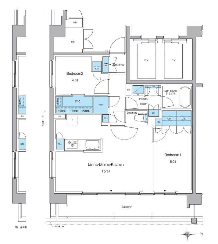 ルフォンプログレ高田馬場ノース 0211 間取り図