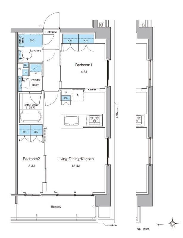 ルフォンプログレ高田馬場ノース 0312 間取り図