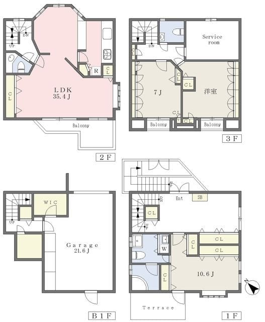 世田谷区下馬3丁目 貸家 101