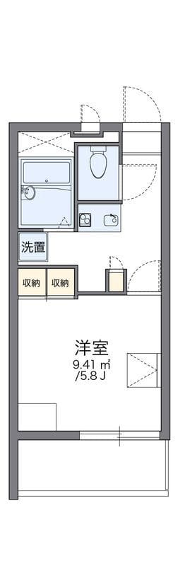 レオパレス楠2 205 間取り図