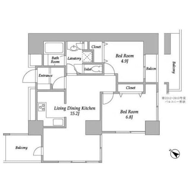 プラザタワー勝どき 1312