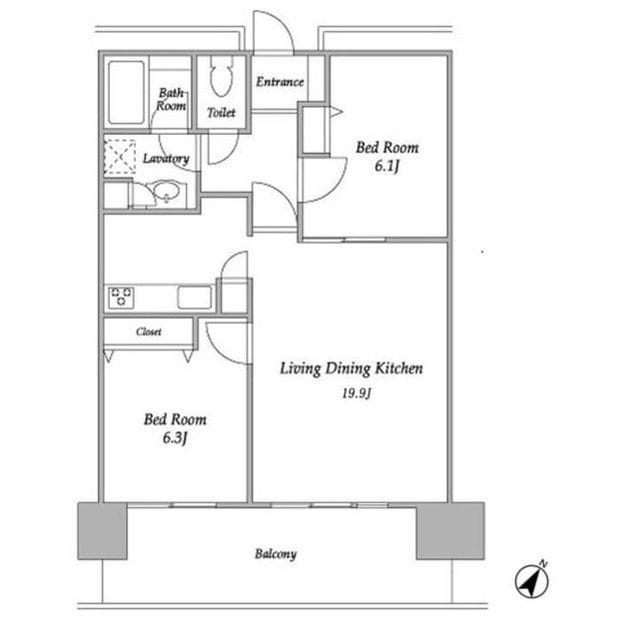 プラザタワー勝どき 1609