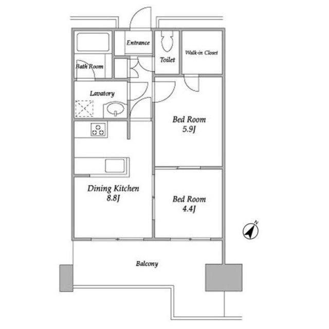 プラザタワー勝どき 2603