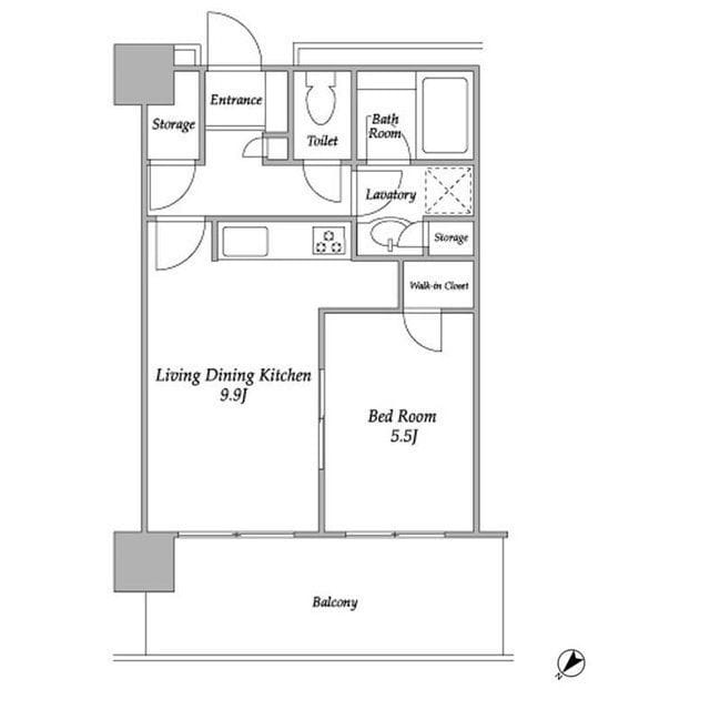 プラザタワー勝どき 2715