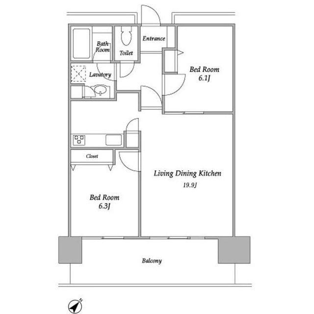 プラザタワー勝どき 2809