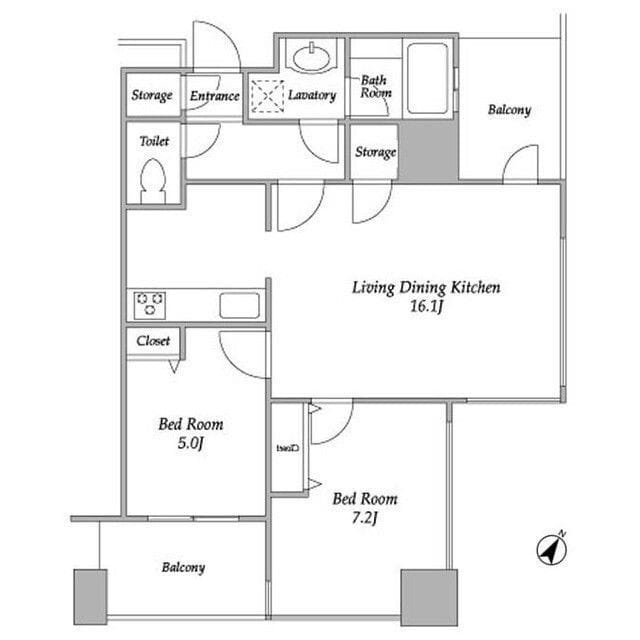 プラザタワー勝どき 3511