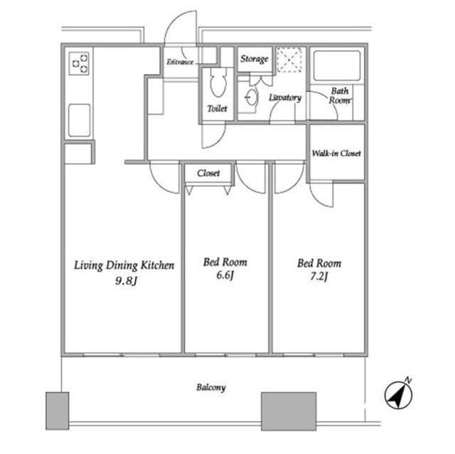 プラザタワー勝どき 4107