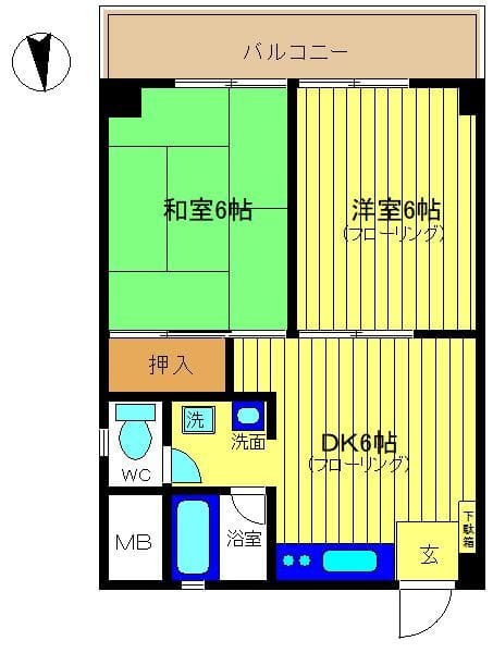 A-2501 301 間取り図