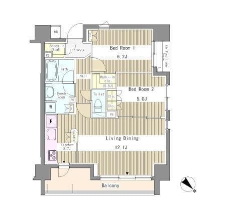 リベルテ月島 202