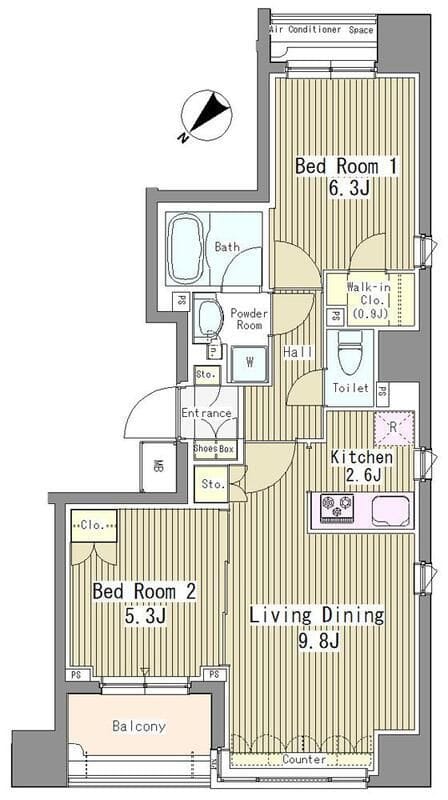 リベルテ月島 601
