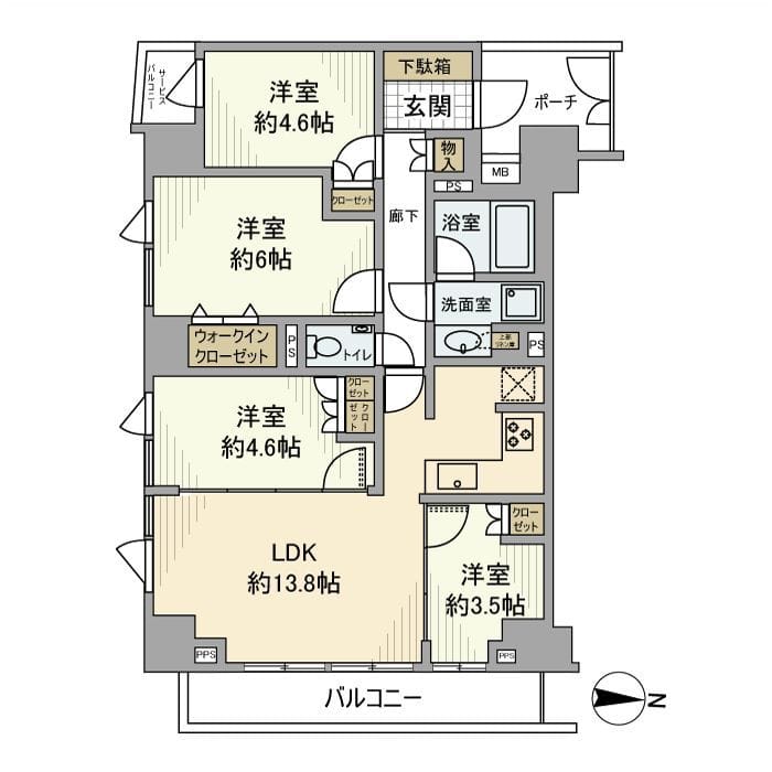 アールブラン武蔵新城の写真