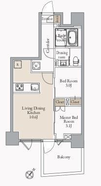 JMFレジデンス蔵前二丁目 0202