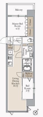 JMFレジデンス蔵前二丁目 1303