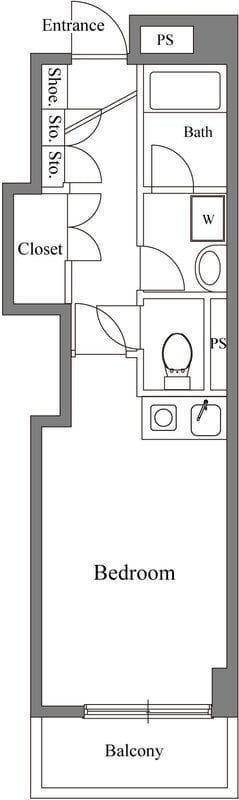 ユーコート赤堤 303 間取り図