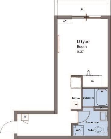 M-1 Tokyo 池上 301 間取り図