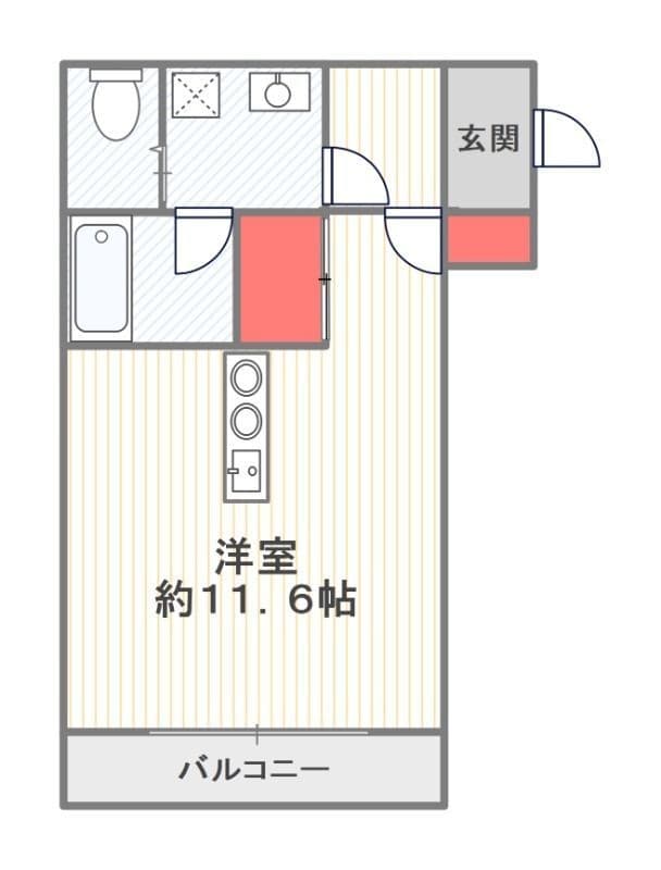 LunaAzul 204 間取り図