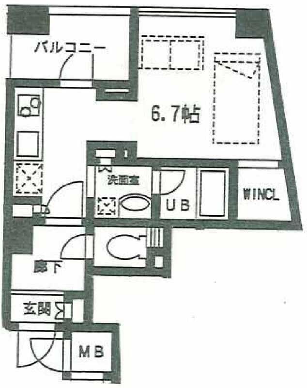 サンピエス池袋 1004 間取り図