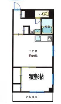ラポール南太田 401 間取り図