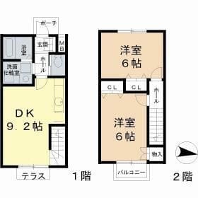 メレン湘南 103 間取り図
