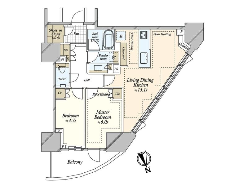 パークタワー東中野グランドエア 407