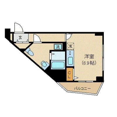 アーバイル九段下ミッドシティ 201 間取り図