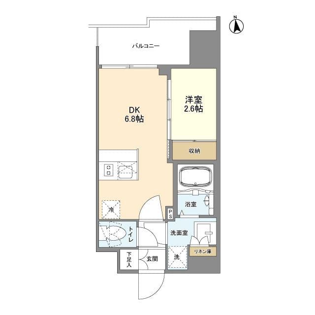 CAVANA西大島 0403 間取り図