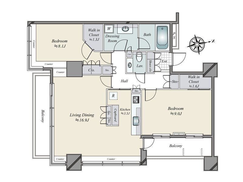 パークコート麻布十番ザ・タワー 1315