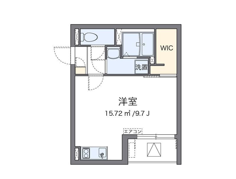 クレイノサンサーラ2 403 間取り図