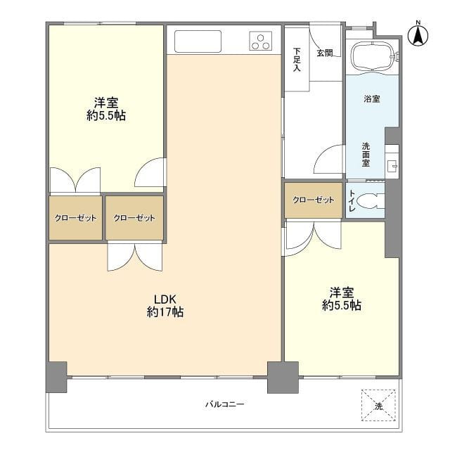 マンションニュー恵比寿 702 間取り図